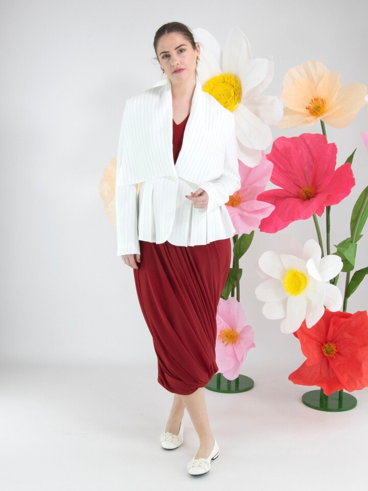 HIGH verfijnde krijtstreep zomerstijl