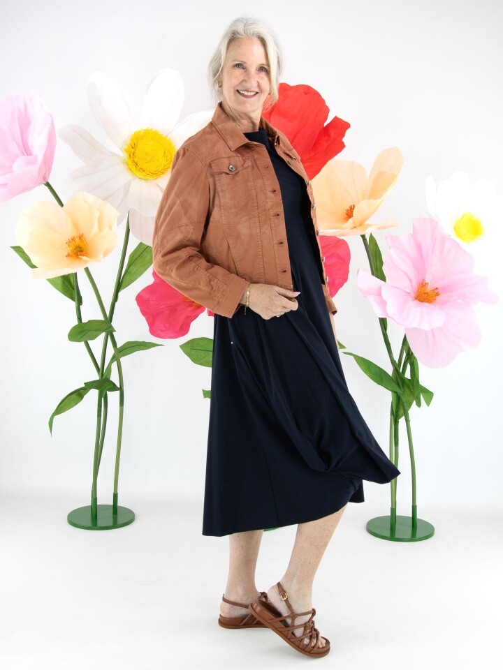 Moderne look met High en roesttinten