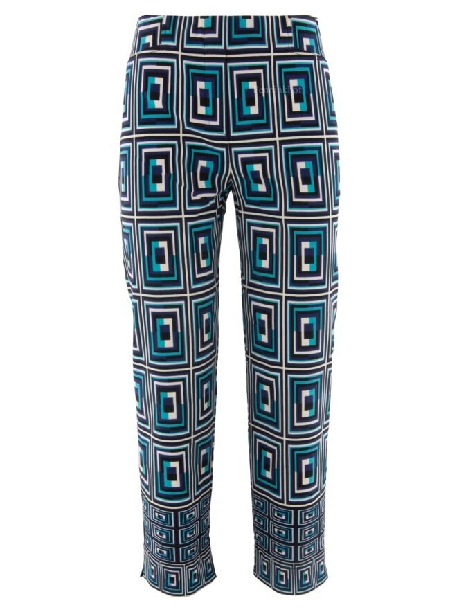 洋書 BRITISH TEXTILE Joseph Ribkoff trousers 231280 Blue by Penninkhoffashion.com