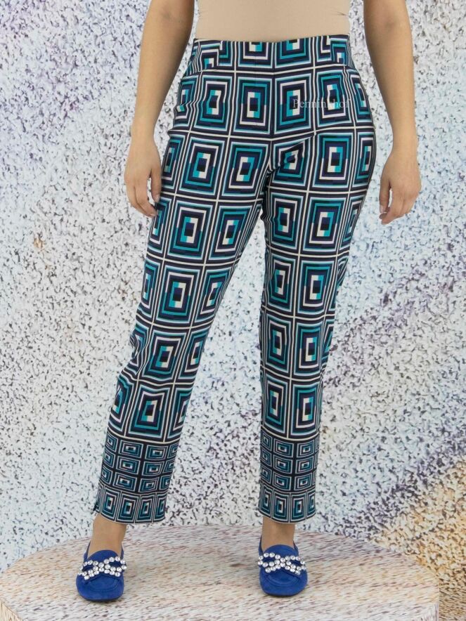 Joseph Ribkoff trousers 231280 Blue by Penninkhoffashion.com