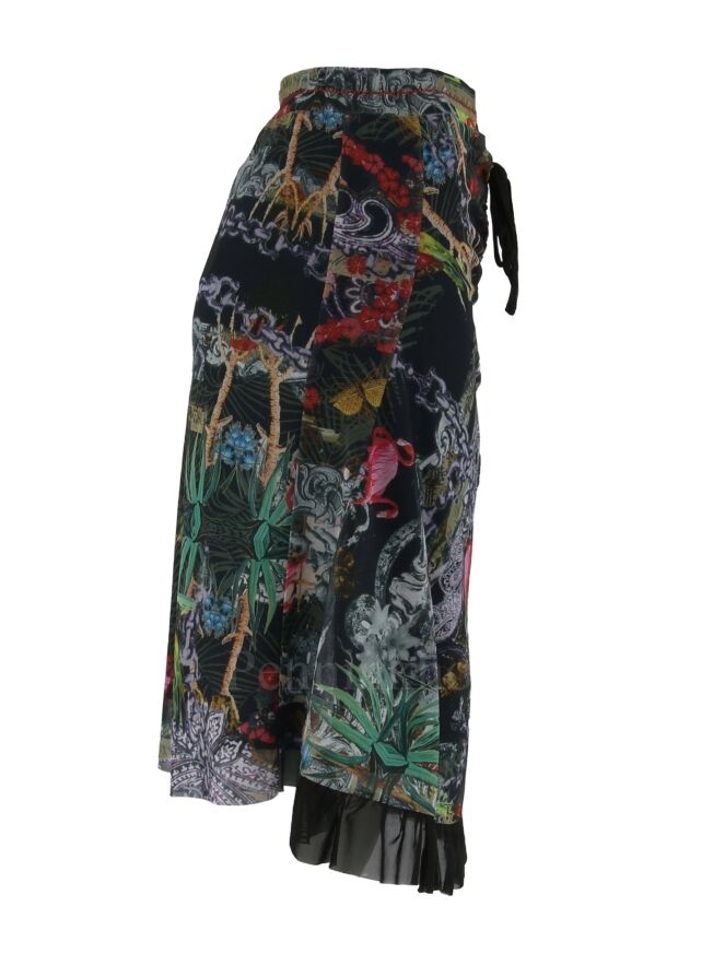 Floral Jersey Skirt