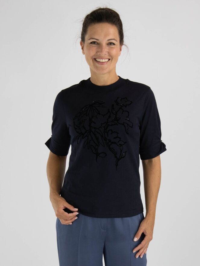 Marc Cain shirts XC 48.24 J11 Blue by Penninkhoffashion.com