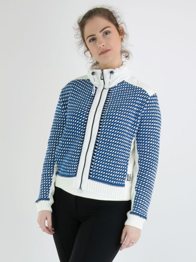 Marc Cain vests WS 39.12 M14 Blue by Penninkhoffashion.com
