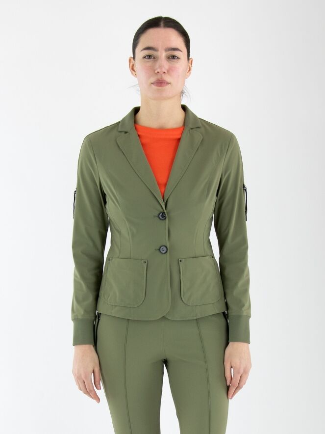 Marc Cain blazers YR 34.12 J40 Green by Penninkhoffashion.com