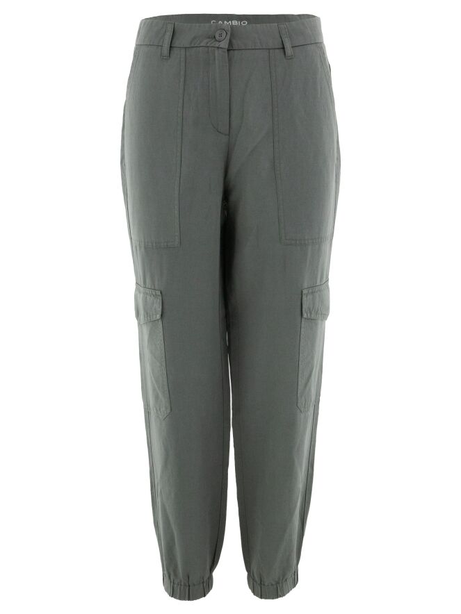 Cambio trousers 7217-0284-01 KARO CARGO Green by