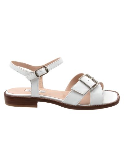 Cervone Sandal nappa bianco ALESSANDRA