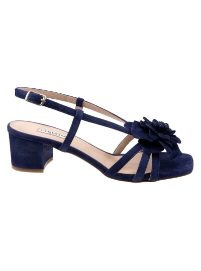 Cervone Sandal camoscio navy BRIGITTA 