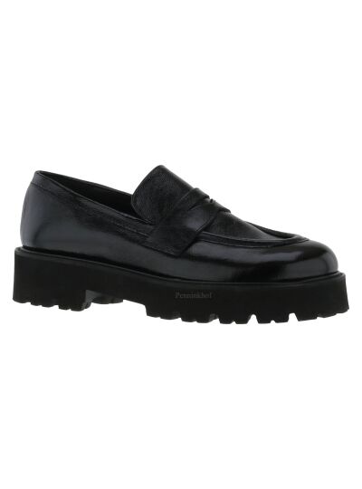 Even and odd Loafer nappalack  nero 5006