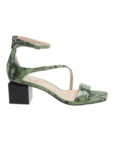 AGL Sandal vegan-nero ANGIE SANDAL D660007PCK