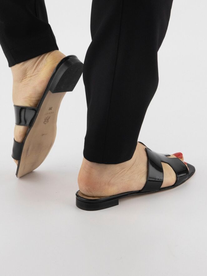 Even and odd sandals 98Q Black by Penninkhoffashion.com