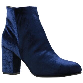 Norah ankle boots T047 Blue by Penninkhoffashion.com
