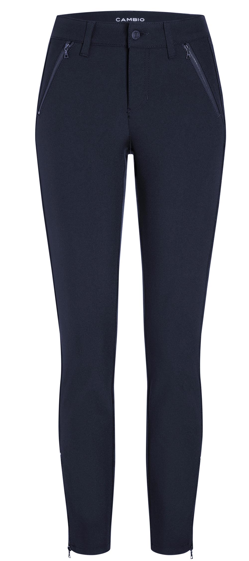 Cambio trousers PARLA ZIP 6199-0073-10 Black by Penninkhoffashion.com