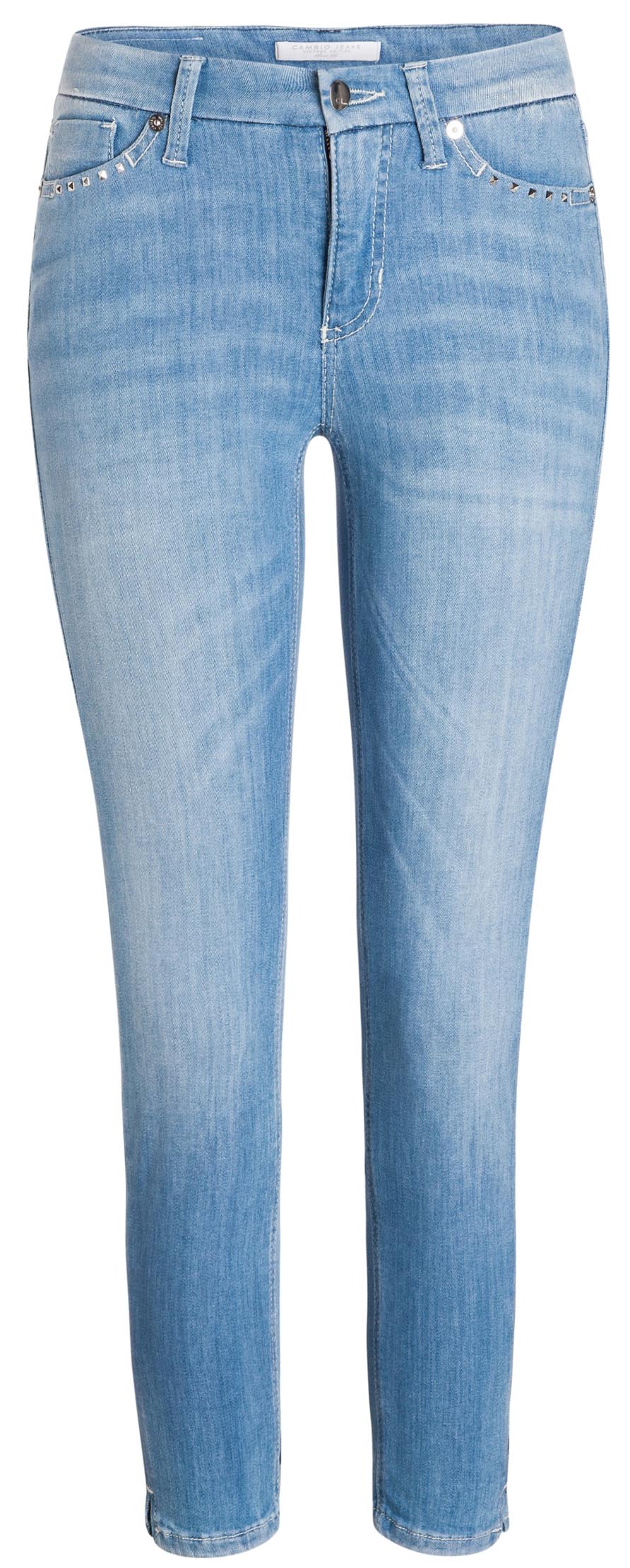 Cambio trousers PIPER SHORT9122-0082-04 Blue by Penninkhoffashion.com