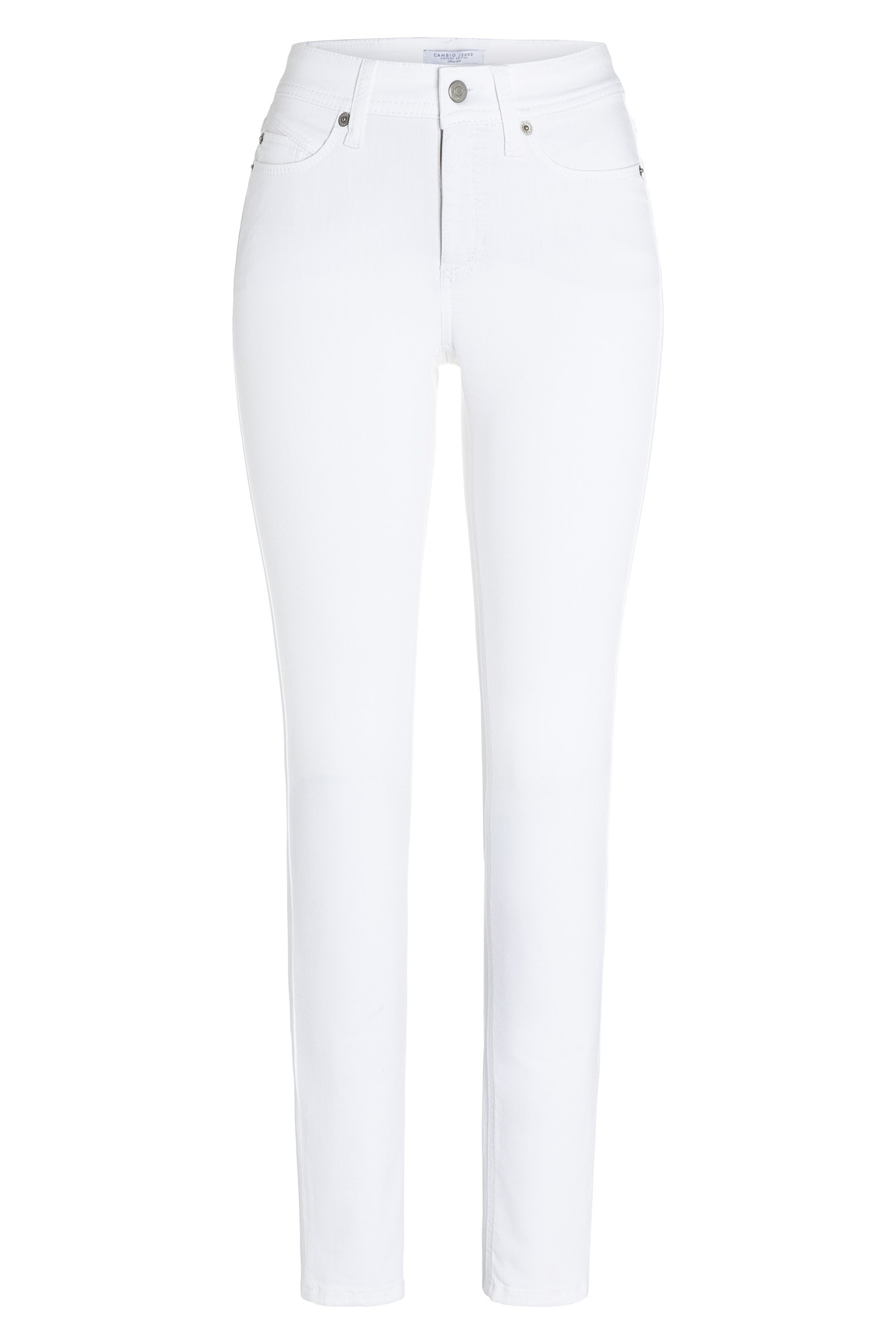 Cambio trousers PARLA STRASS 9047-0015-18 White by Penninkhoffashion.com