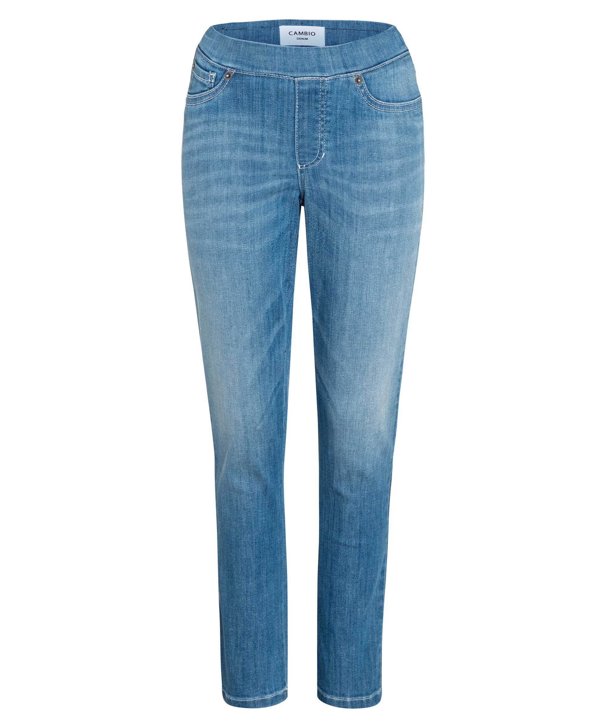 Cambio trousers PHILIA CAPRI 9122-0005-03 Blue by Penninkhoffashion.com