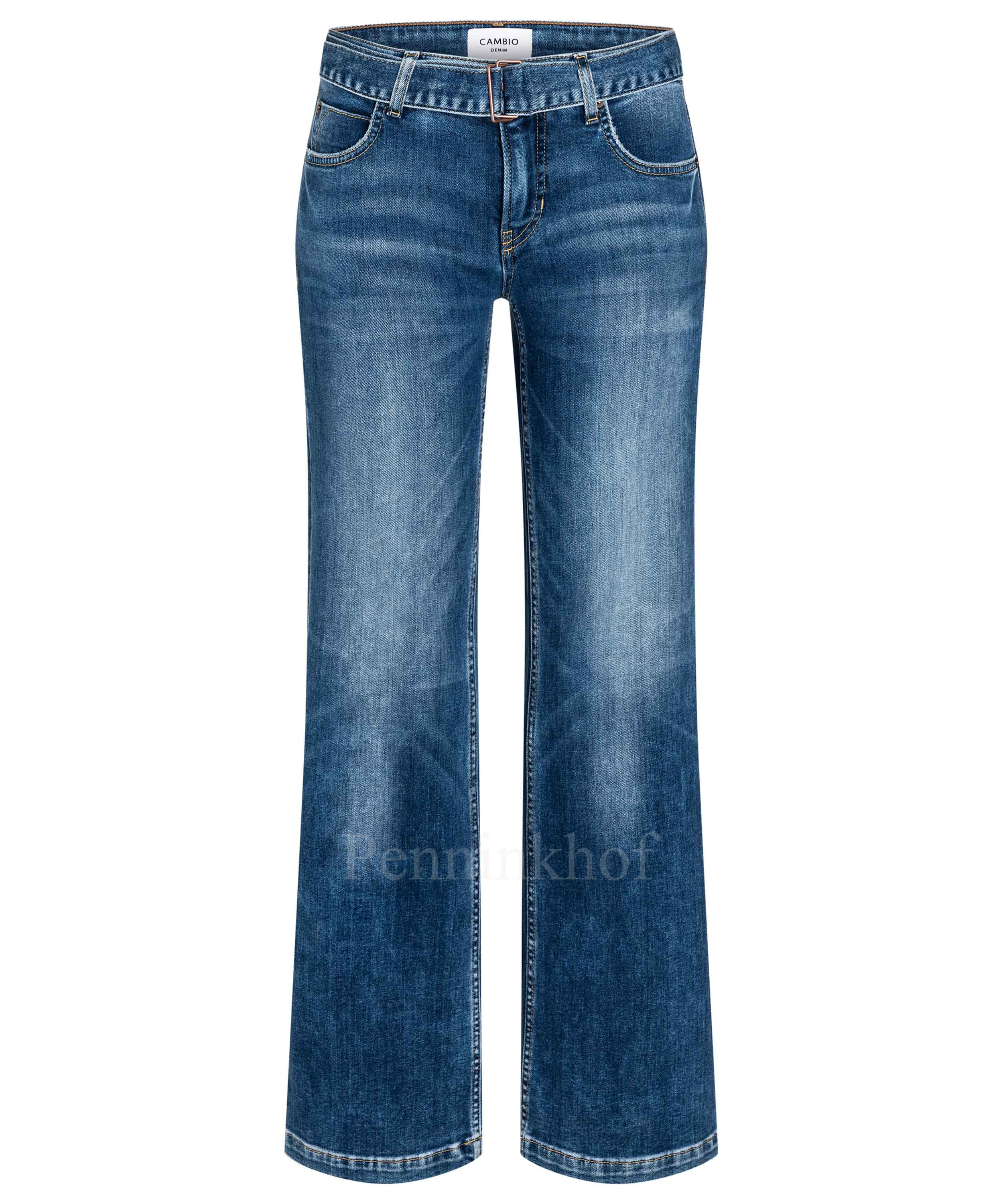 Cambio trousers TESS 9167-0037-07 Blue by Penninkhoffashion.com