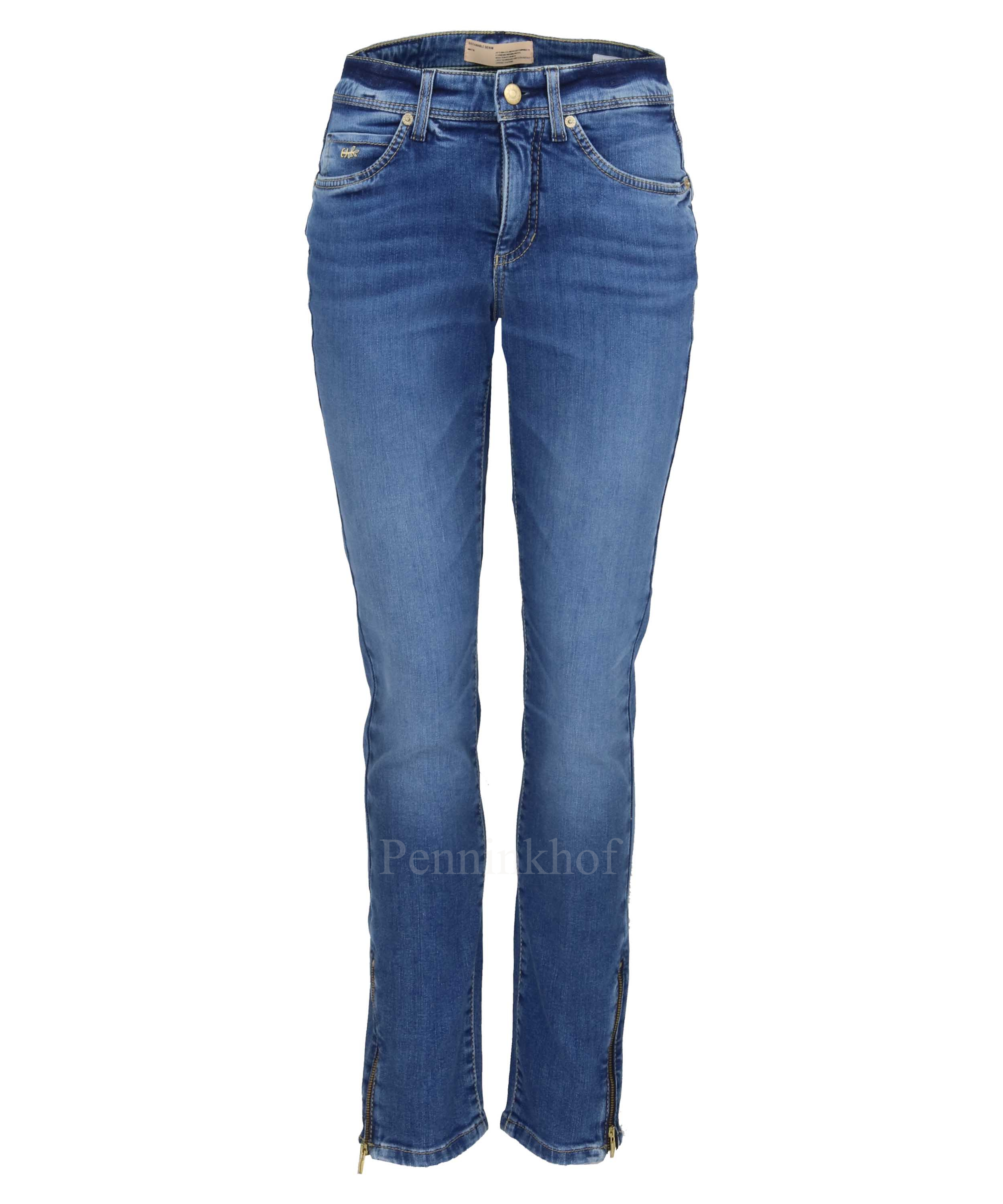 Cambio trousers PARLA ZIP 9178G-0094-19 Blue by Penninkhoffashion.com