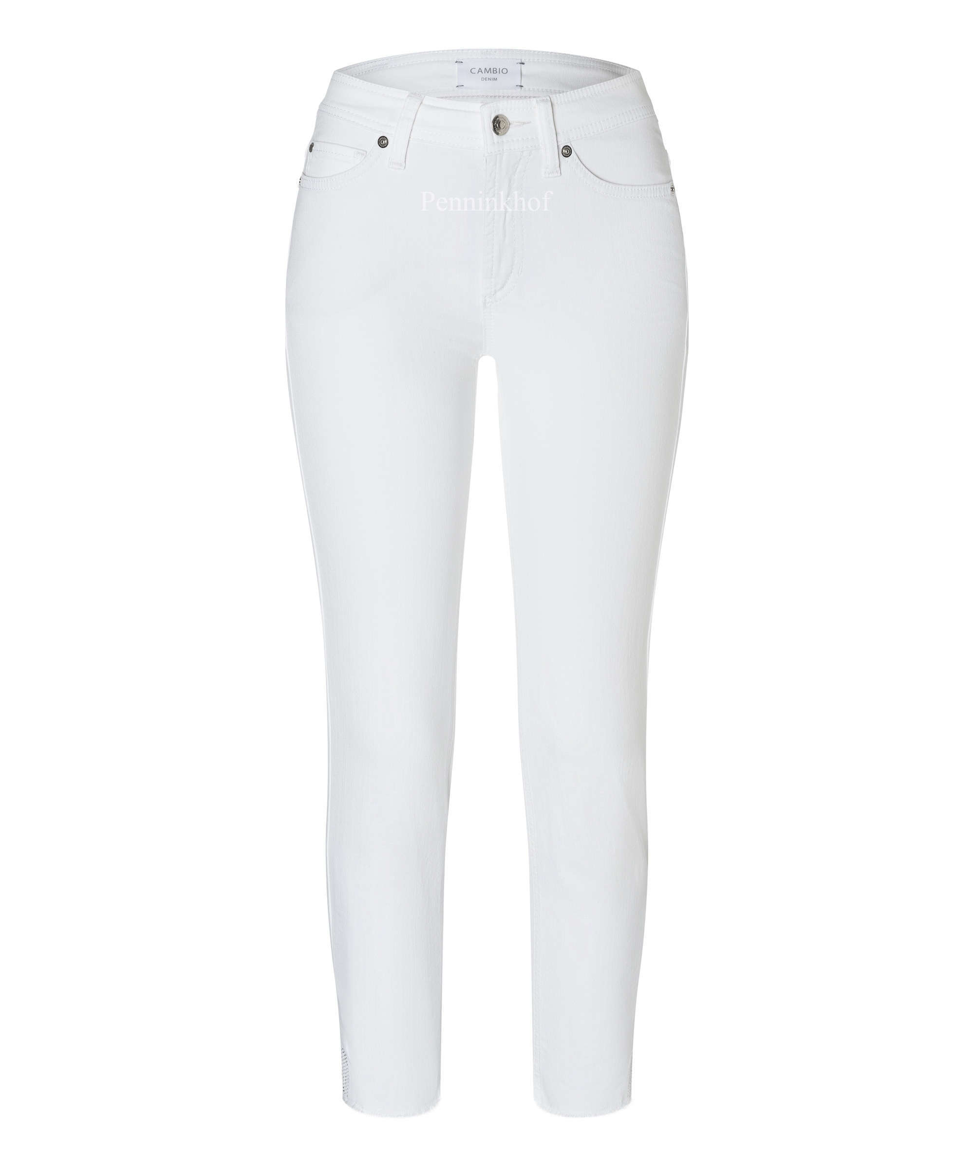 Cambio trousers PIPER 9048 0038-39 White by Penninkhoffashion.com