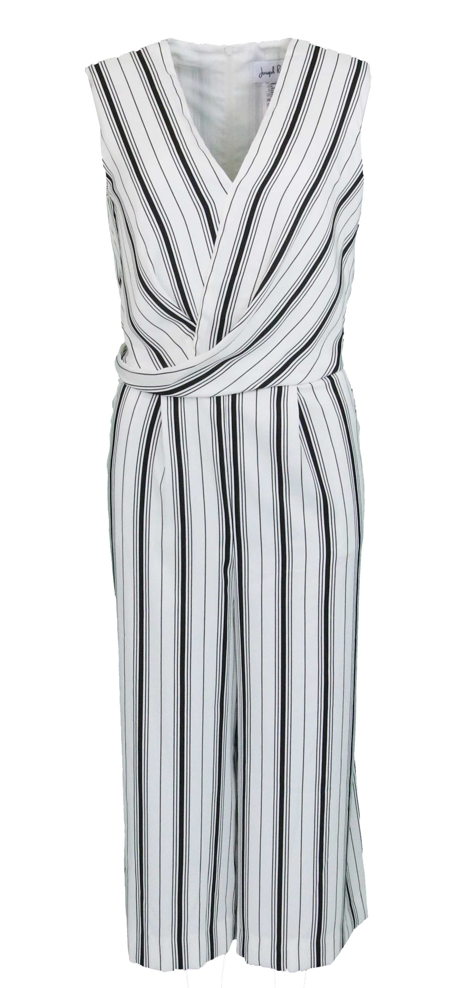 joseph ribkoff jumpsuit black and white