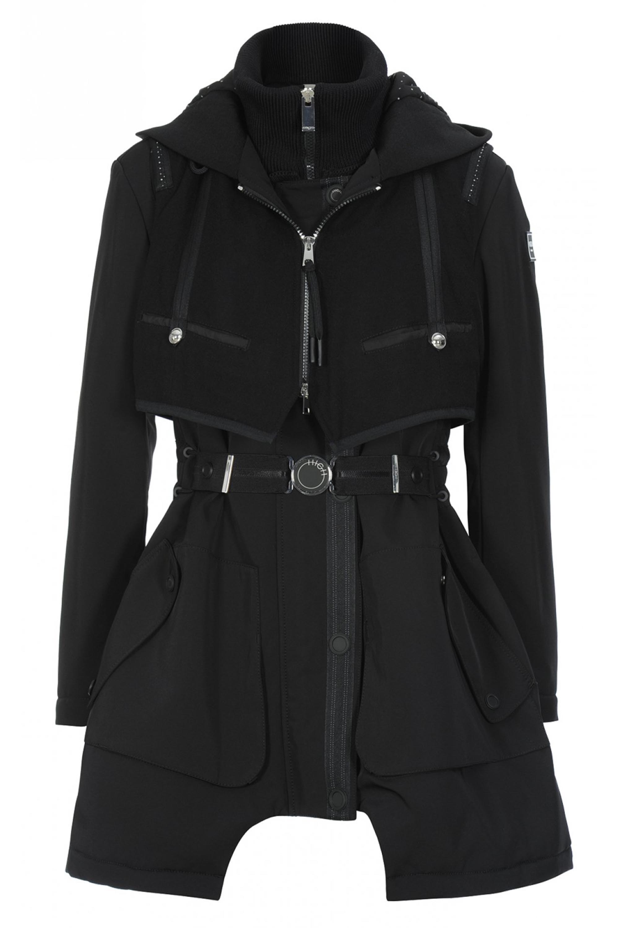 High coats FULL-BLAST S35017 Black by Penninkhoffashion.com