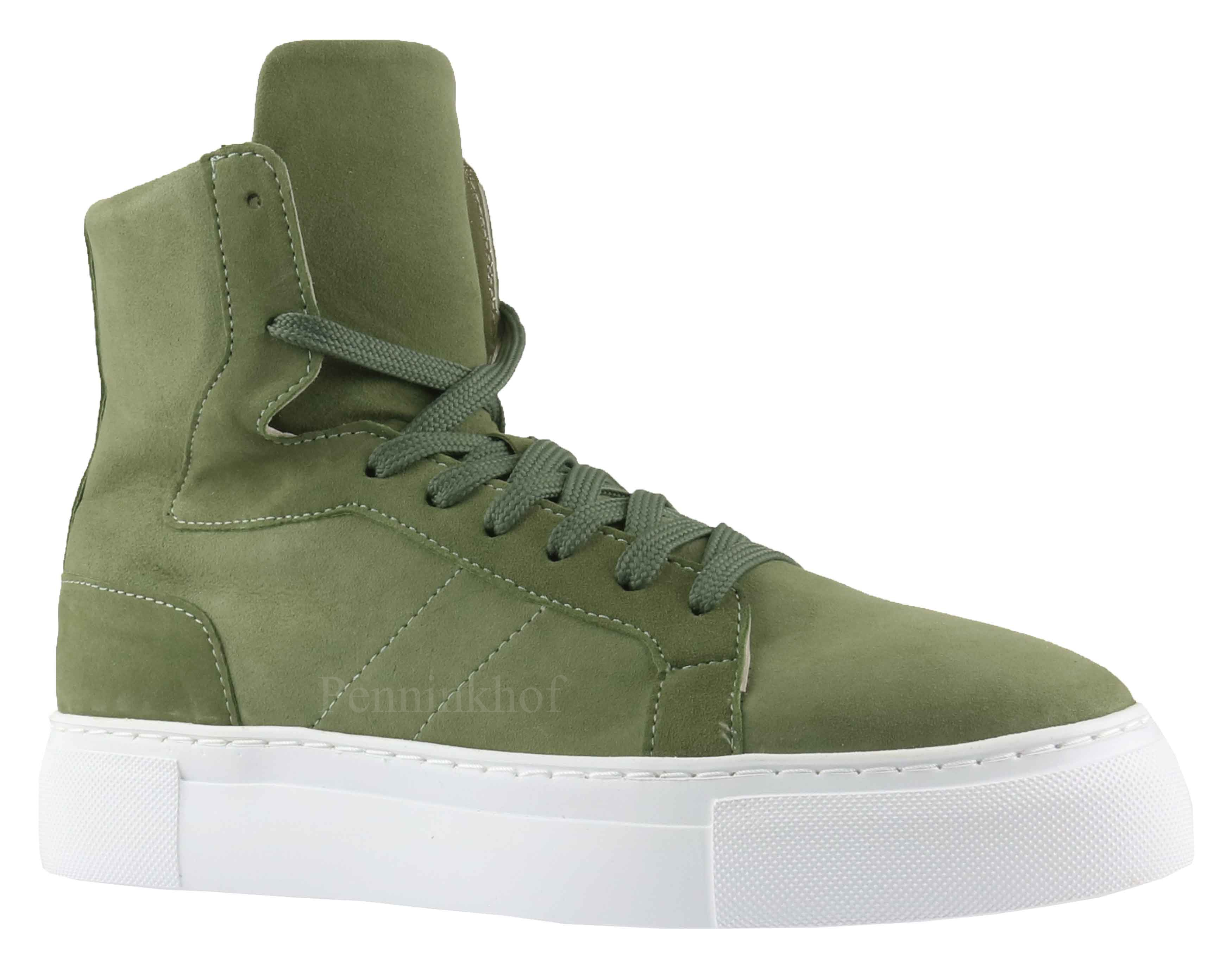 puma green shoes zip