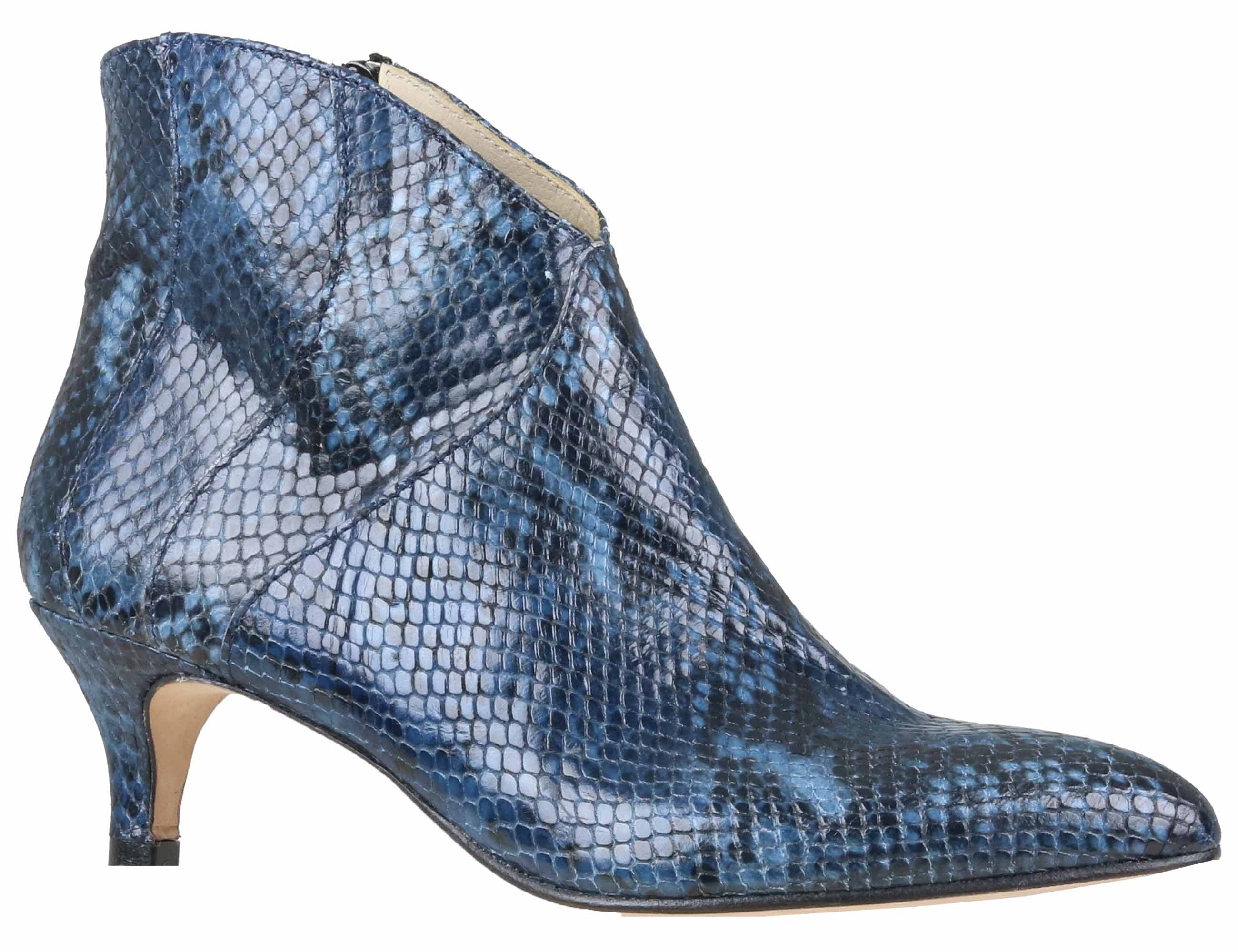 blue python boots