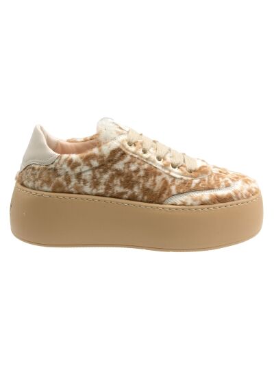 AGL Sneaker camel VIBE LACE UP